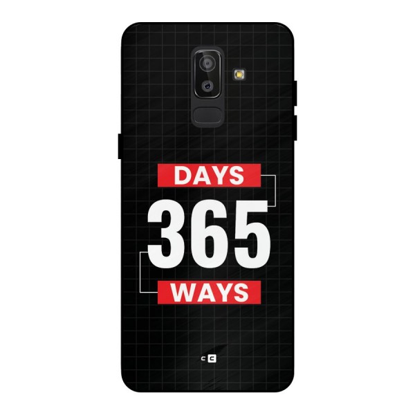 Year Ways Metal Back Case for Galaxy J8