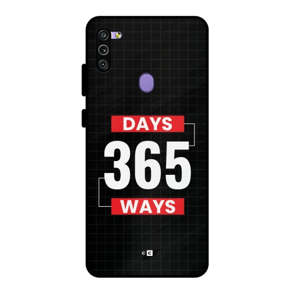 Year Ways Metal Back Case for Galaxy M11