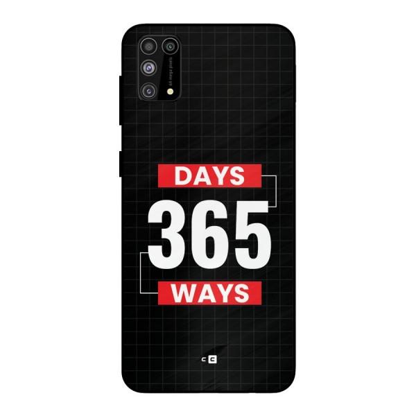 Year Ways Metal Back Case for Galaxy M31