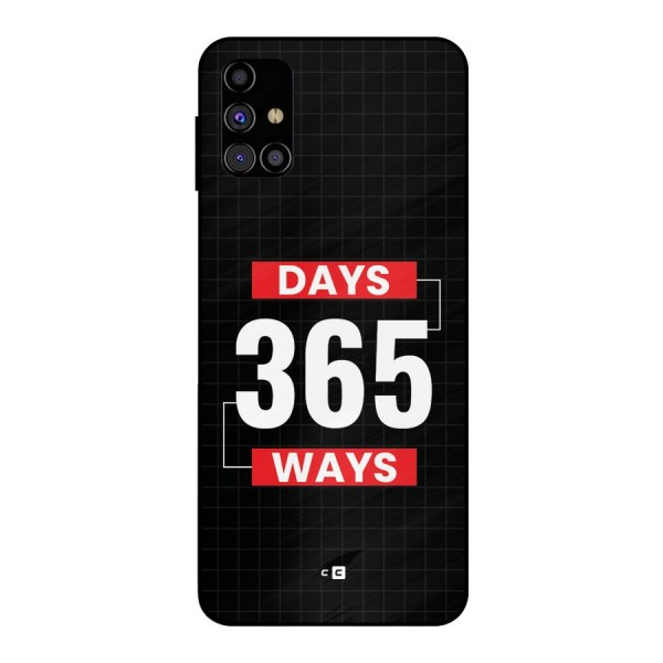 Year Ways Metal Back Case for Galaxy M31s