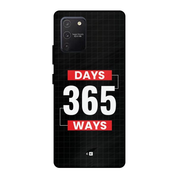 Year Ways Metal Back Case for Galaxy S10 Lite