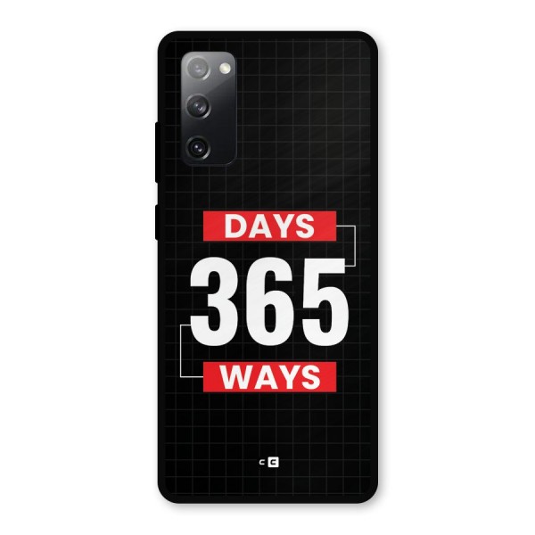 Year Ways Metal Back Case for Galaxy S20 FE