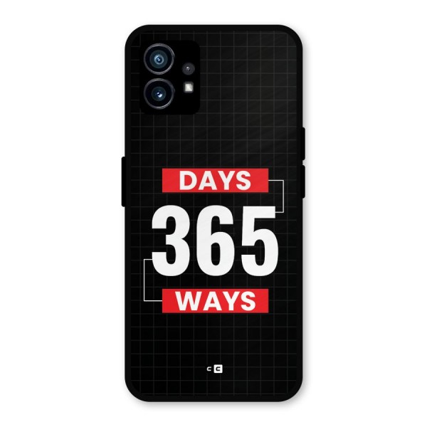 Year Ways Metal Back Case for Nothing Phone 1