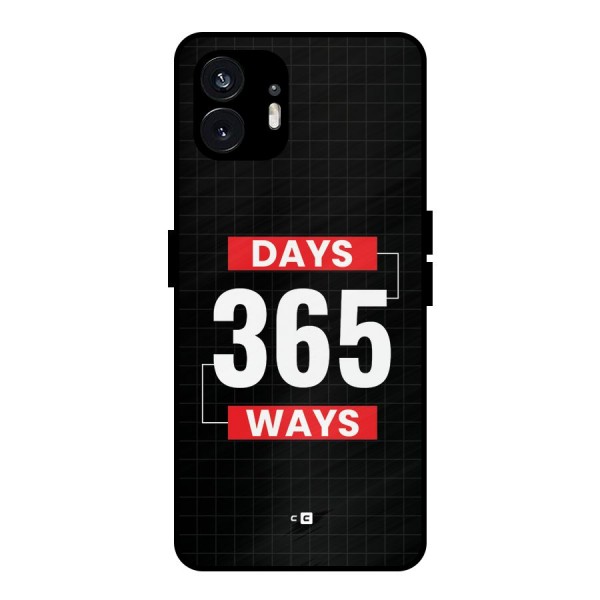 Year Ways Metal Back Case for Nothing Phone 2