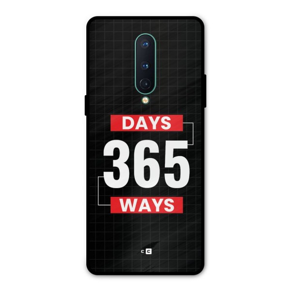 Year Ways Metal Back Case for OnePlus 8