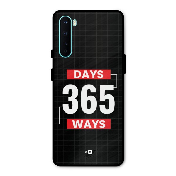 Year Ways Metal Back Case for OnePlus Nord