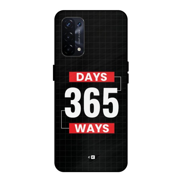 Year Ways Metal Back Case for Oppo A74 5G