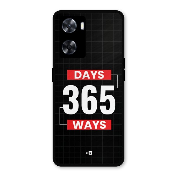 Year Ways Metal Back Case for Oppo A77