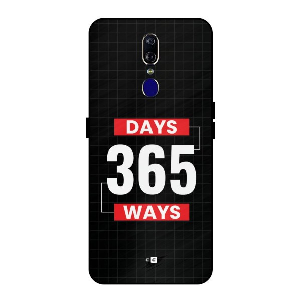 Year Ways Metal Back Case for Oppo F11