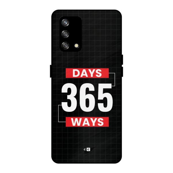 Year Ways Metal Back Case for Oppo F19s