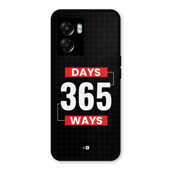 Year Ways Metal Back Case for Oppo K10 (5G)