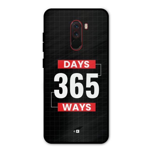 Year Ways Metal Back Case for Poco F1