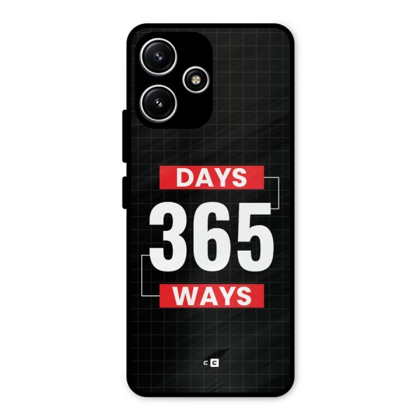 Year Ways Metal Back Case for Poco M6 Pro