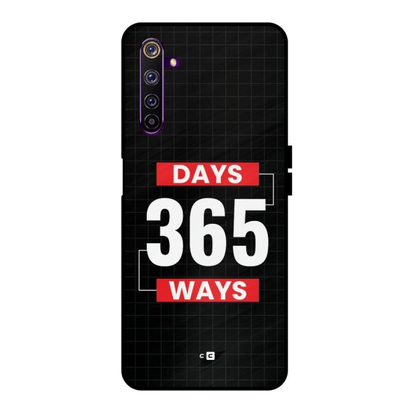 Year Ways Metal Back Case for Realme 6 Pro