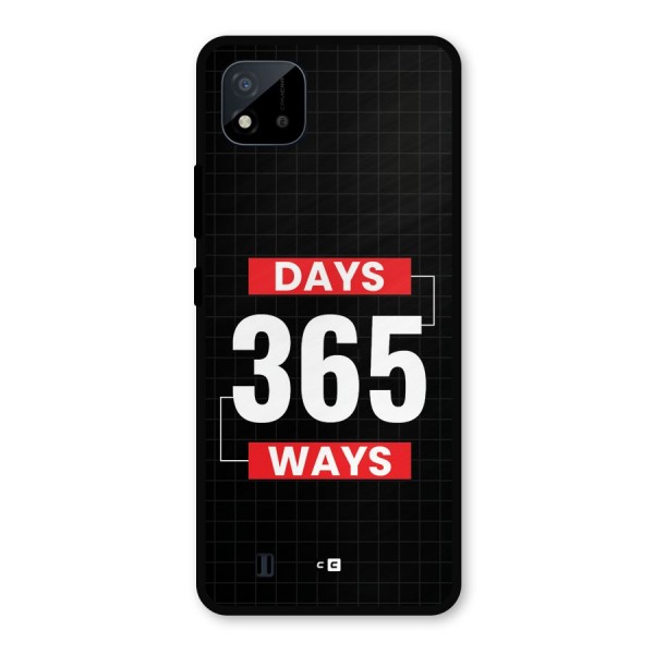 Year Ways Metal Back Case for Realme C11 2021