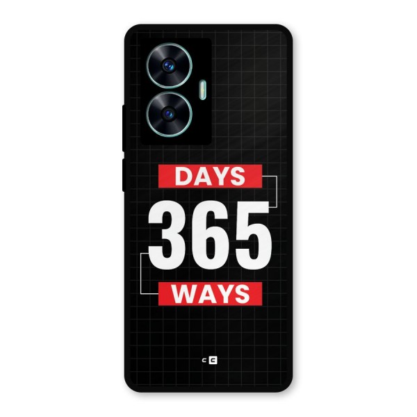 Year Ways Metal Back Case for Realme C55