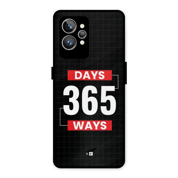 Year Ways Metal Back Case for Realme GT2 Pro