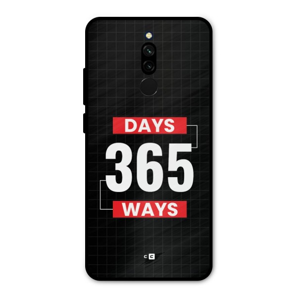 Year Ways Metal Back Case for Redmi 8