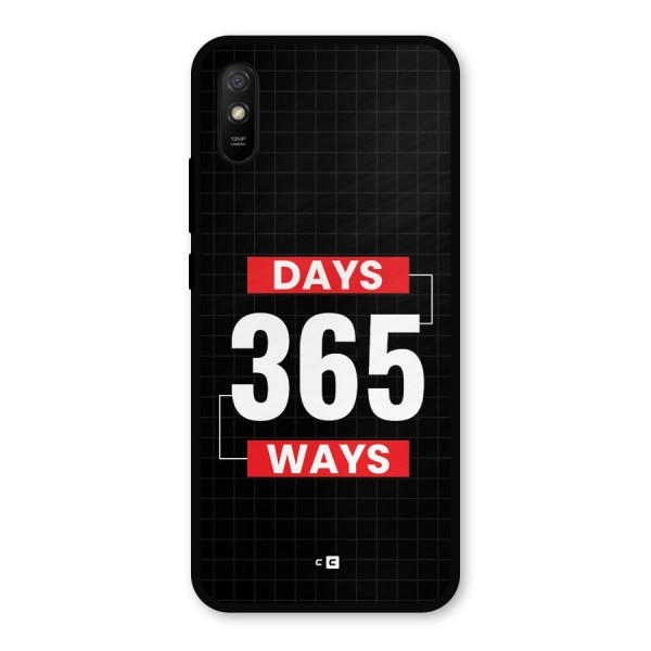 Year Ways Metal Back Case for Redmi 9i
