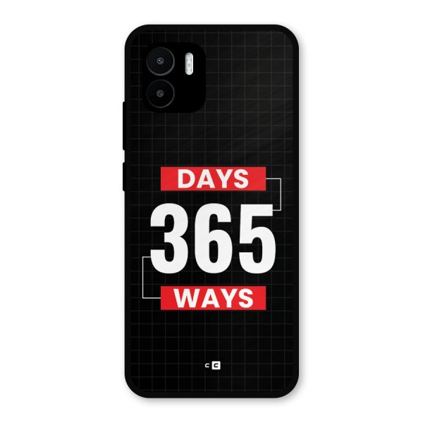 Year Ways Metal Back Case for Redmi A1