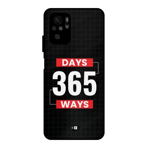 Year Ways Metal Back Case for Redmi Note 10