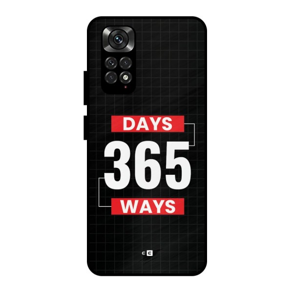 Year Ways Metal Back Case for Redmi Note 11 Pro