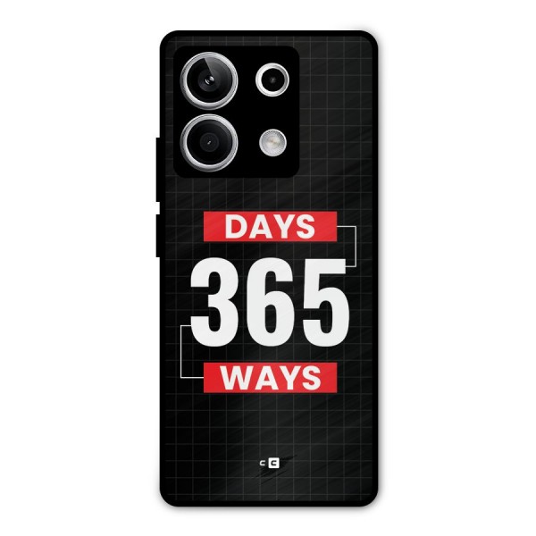 Year Ways Metal Back Case for Redmi Note 13 5G