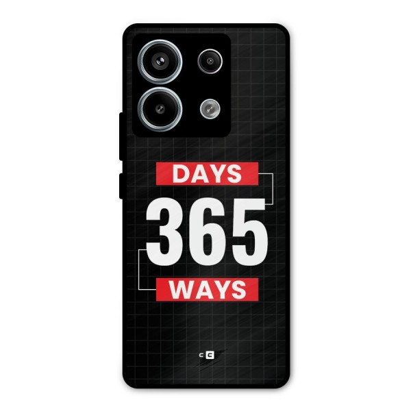 Year Ways Metal Back Case for Redmi Note 13 Pro 5G