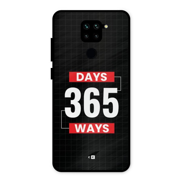 Year Ways Metal Back Case for Redmi Note 9