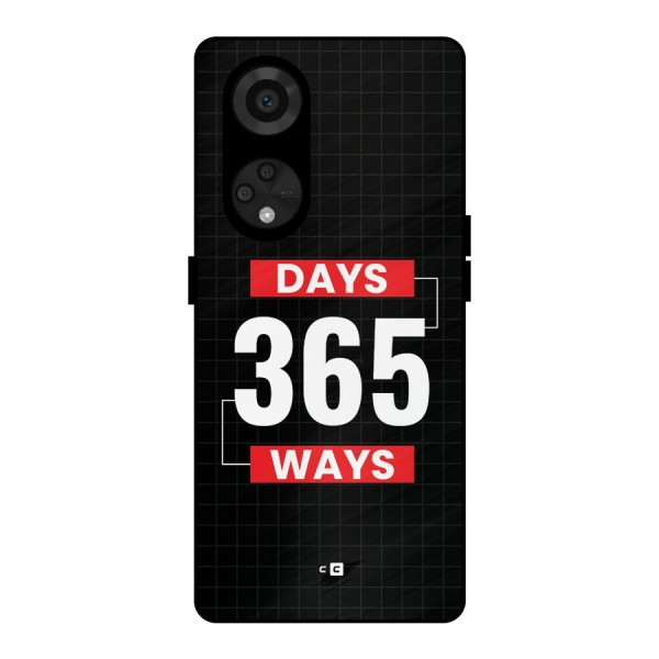 Year Ways Metal Back Case for Reno8 T 5G