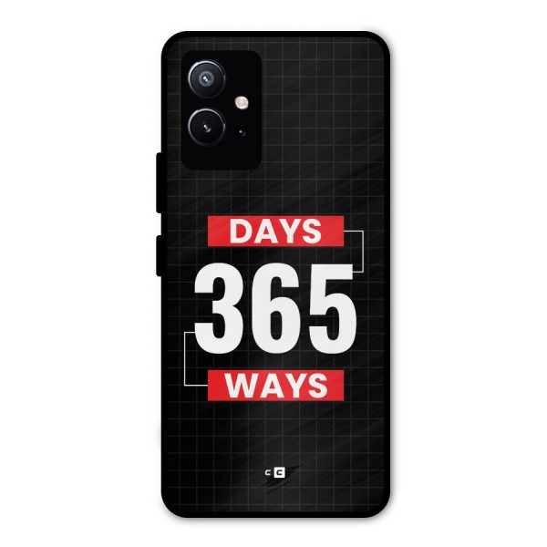 Year Ways Metal Back Case for Vivo T1 5G