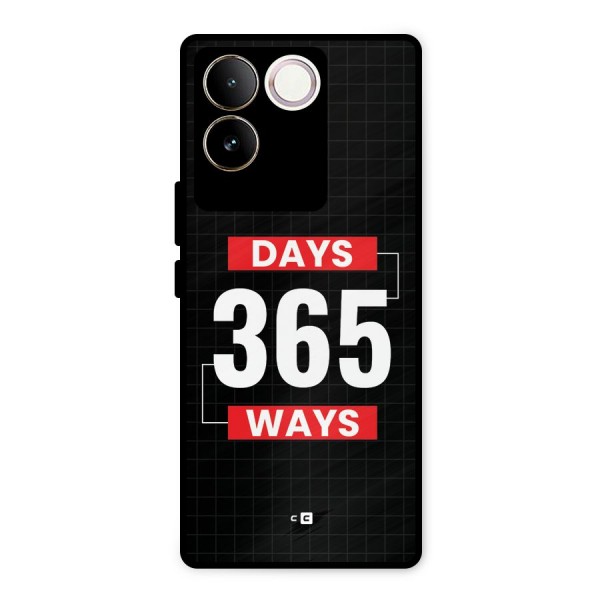 Year Ways Metal Back Case for Vivo T2 Pro