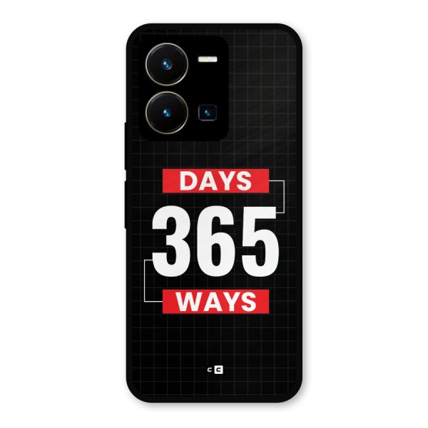 Year Ways Metal Back Case for Vivo Y35