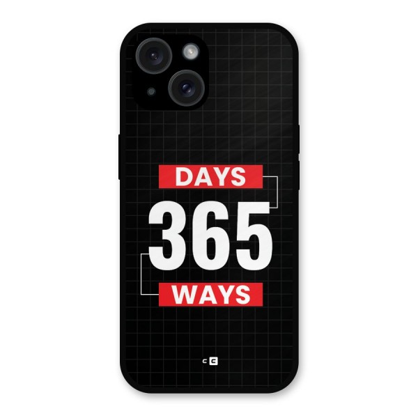 Year Ways Metal Back Case for iPhone 15