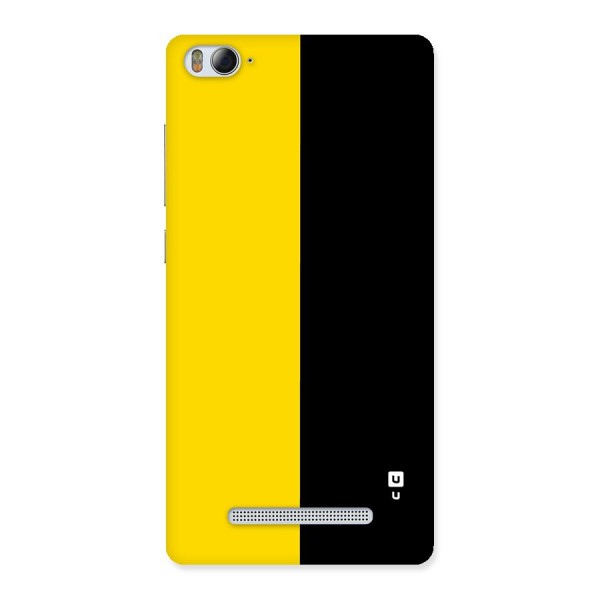 Yellow Black Super Minimalistic Back Case for Mi4i