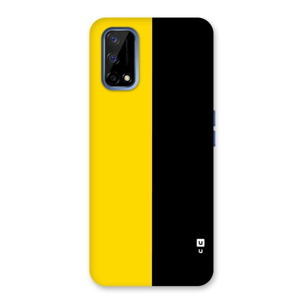 Yellow Black Super Minimalistic Back Case for Realme Narzo 30 Pro