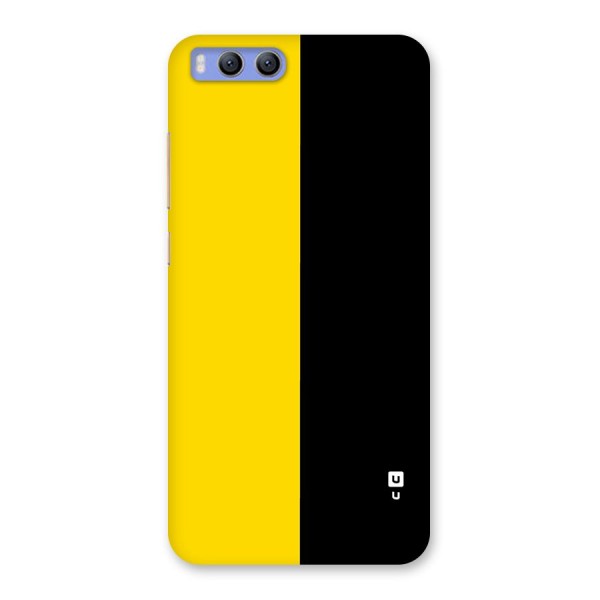 Yellow Black Super Minimalistic Back Case for Xiaomi Mi 6