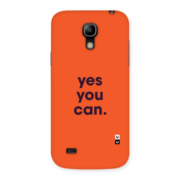 Yes You Can Minimal Typography Back Case for Galaxy S4 Mini