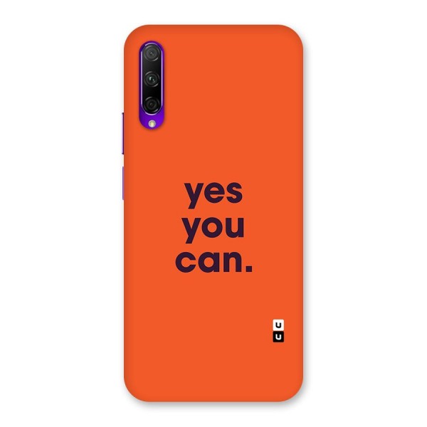 Yes You Can Minimal Typography Back Case for Honor 9X Pro