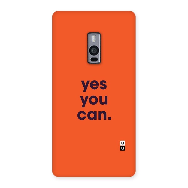 Yes You Can Minimal Typography Back Case for OnePlus 2