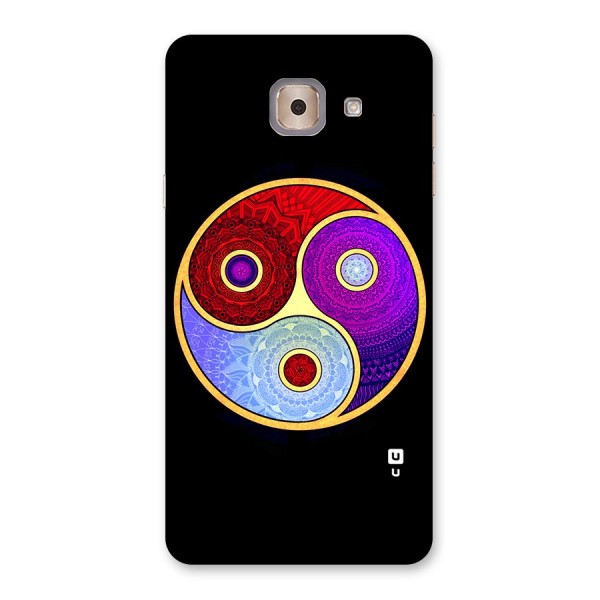 Yin Yang Mandala Design Back Case for Galaxy J7 Max