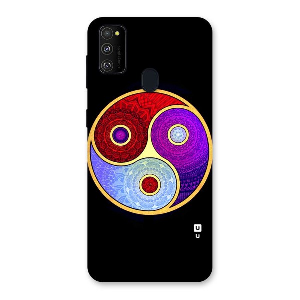 Yin Yang Mandala Design Back Case for Galaxy M30s