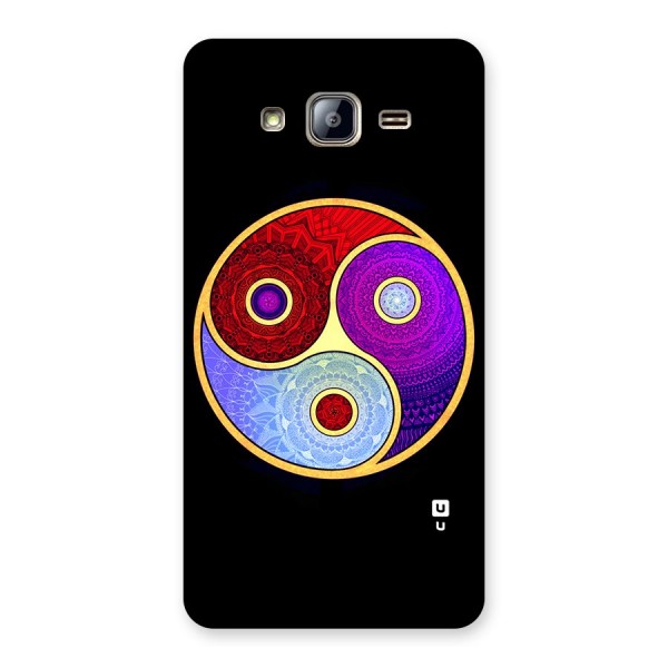 Yin Yang Mandala Design Back Case for Galaxy On5