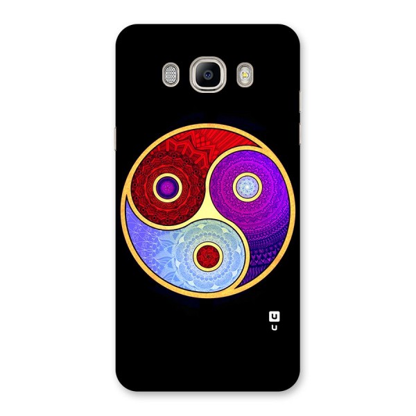 Yin Yang Mandala Design Back Case for Galaxy On8