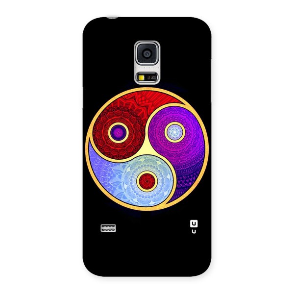 Yin Yang Mandala Design Back Case for Galaxy S5 Mini