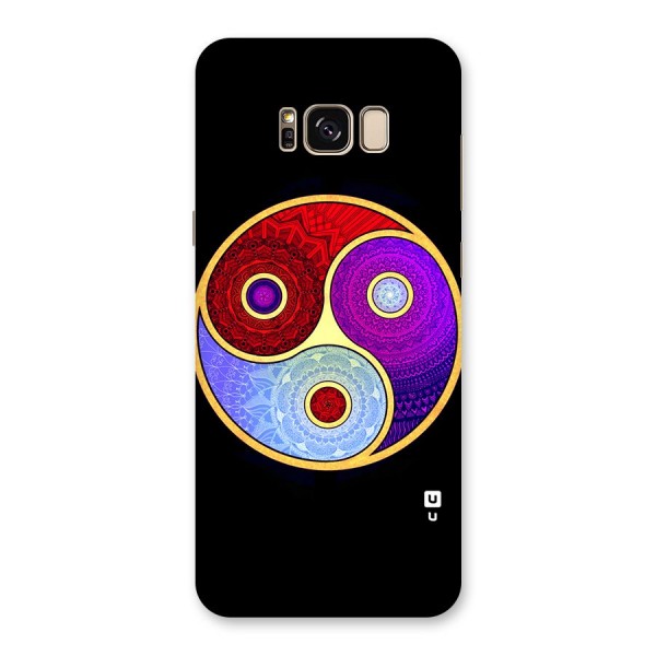 Yin Yang Mandala Design Back Case for Galaxy S8 Plus