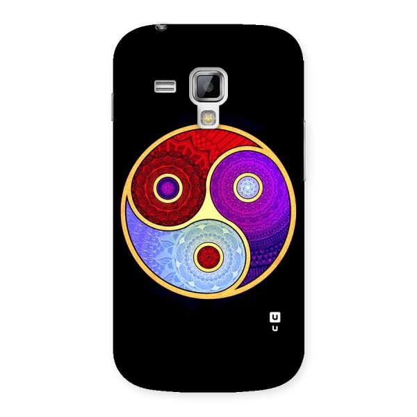 Yin Yang Mandala Design Back Case for Galaxy S Duos