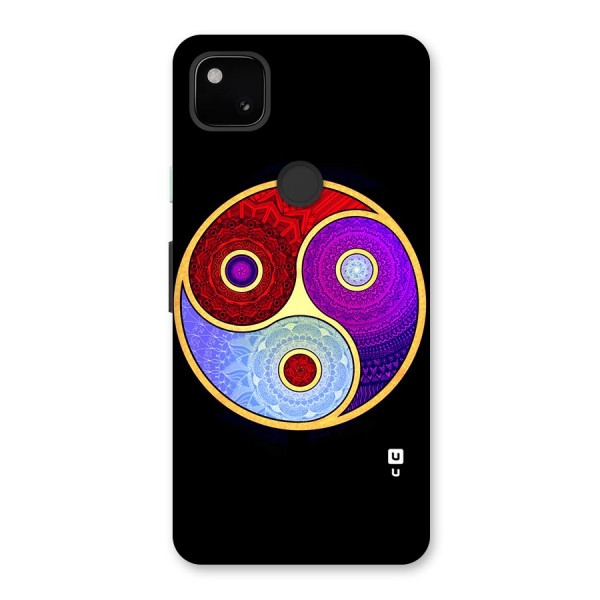 Yin Yang Mandala Design Back Case for Google Pixel 4a