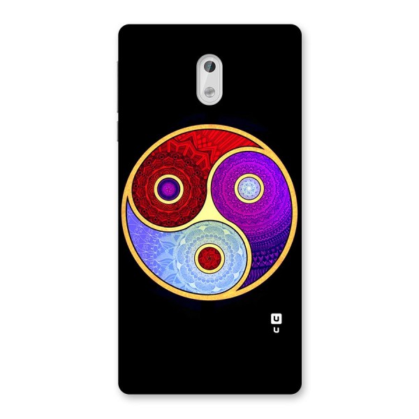 Yin Yang Mandala Design Back Case for Nokia 3