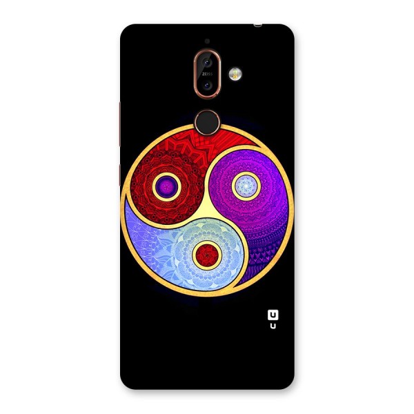 Yin Yang Mandala Design Back Case for Nokia 7 Plus